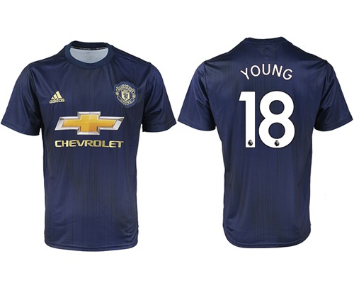 Manchester United #18 Young Away Soccer Club Jersey - Click Image to Close